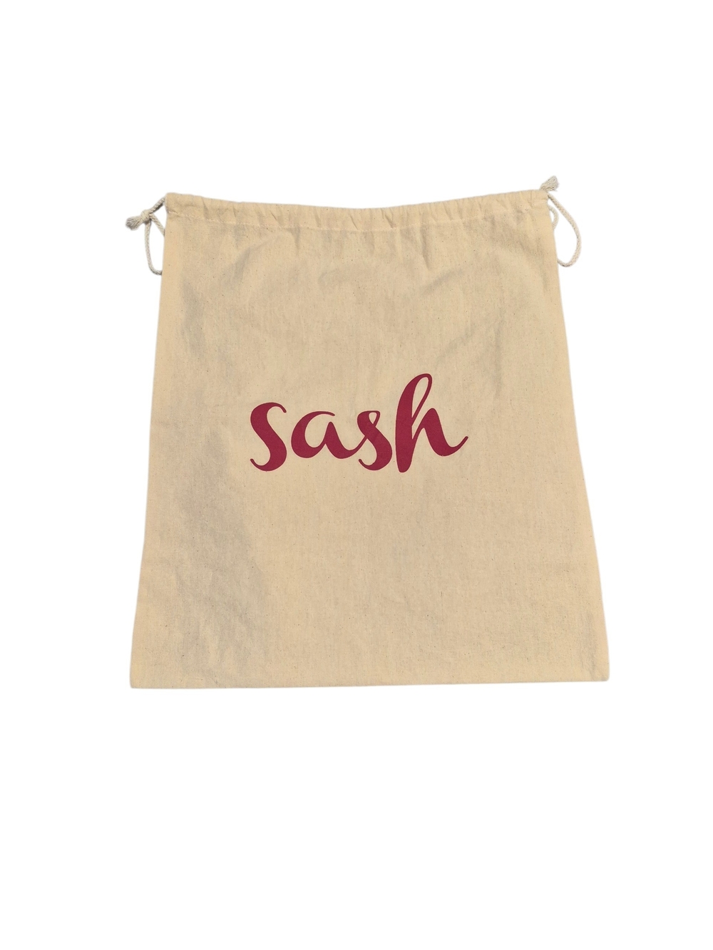 Sash Natural Cotton Drawstring Dust Bag